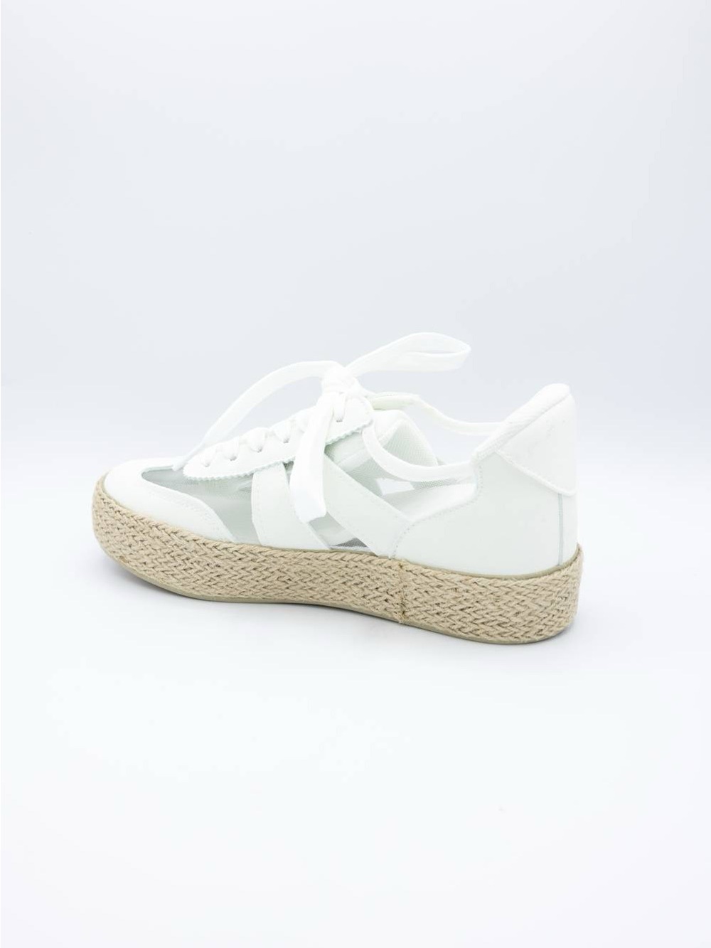 NWT Simply Southern Women’s White Platform Espadrille Sneaker Size 10 - Picture 2 of 4